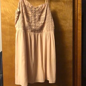 Blush embellished dress